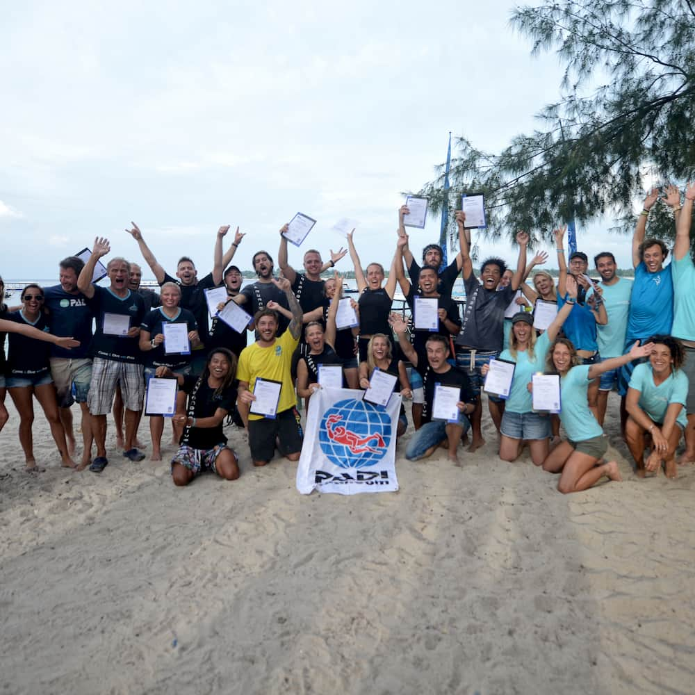 Dive Instructor course on Gili Islands