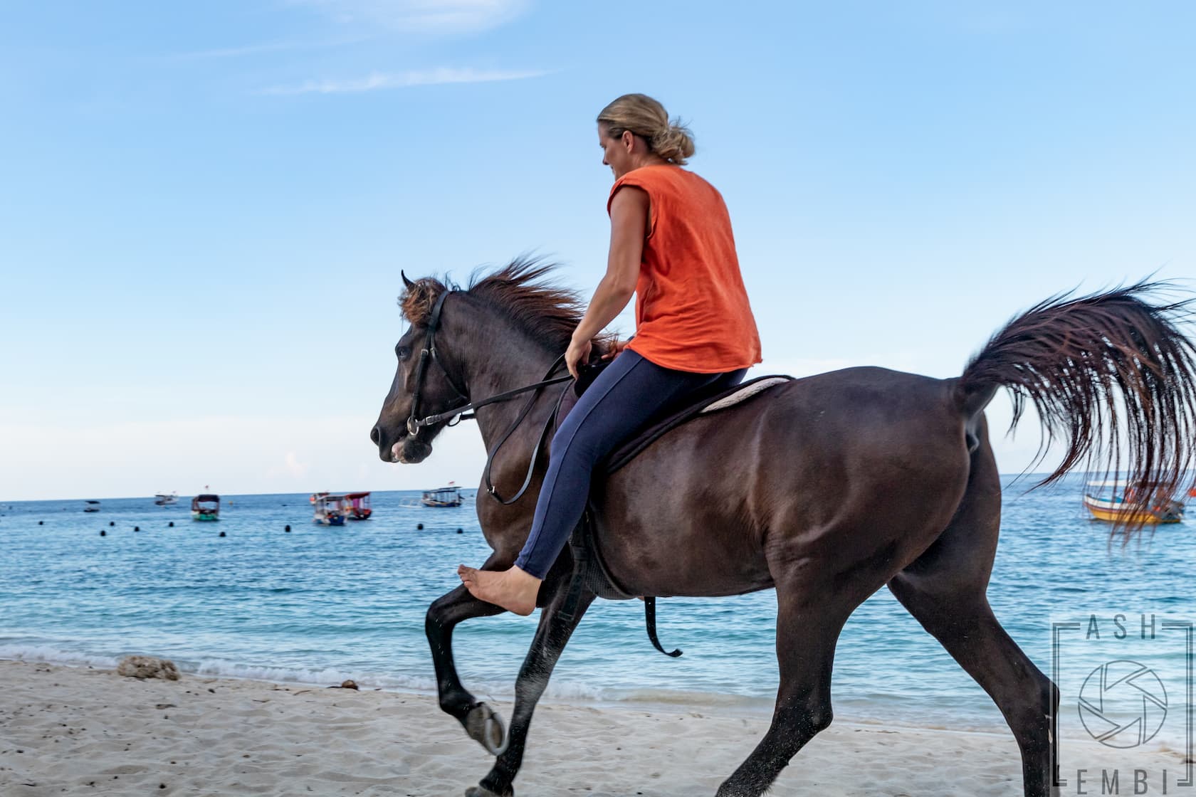 Horse riding in Gili Trawangan