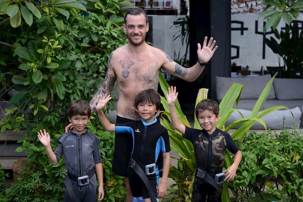 Bubble Maker Course for our youngsters with diving Instructor Pat